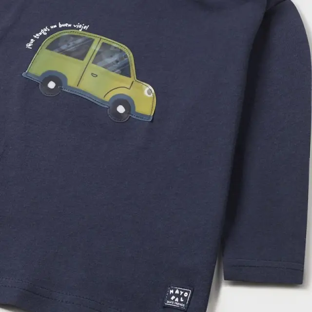 Baby 6 μηνών έως 4 ετών Μπλούζα διαδραστική oversize Better Cotton μπλε - 12M 2
