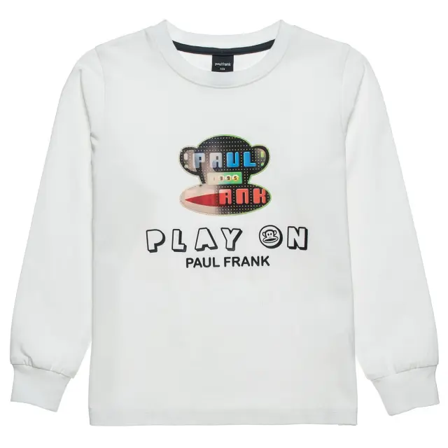 Μπλούζα Paul Frank με γυαλιστερό patch και ανάγλυφα γράμματα