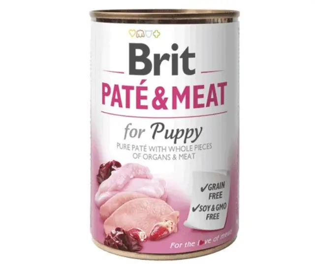 BRIT Pat&eacute; & Meat Puppy Chicken - wet dog food - 400g