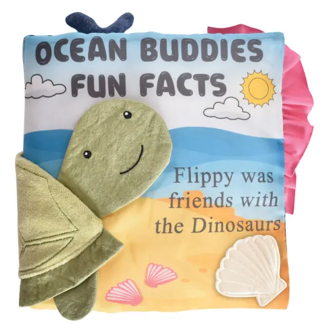 TIKIRI TOYS TIKIRI ΥΦΑΣΜΑΤΙΝΟ ΜΑΛΑΚΟ ΒΙΒΛΙΟ OCEAN ACTIVITY