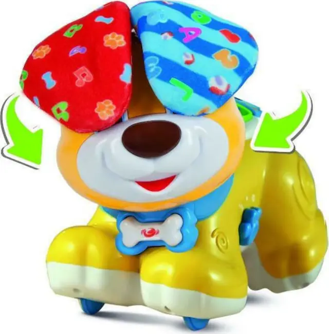 Baby Clementoni Σκυλάκι Κούκου-Τζα Διαδραστικό Βρεφικό Παιχνίδι με Ήχους + Δραστηριότητες (1000-63611) για 10+ μηνων 3