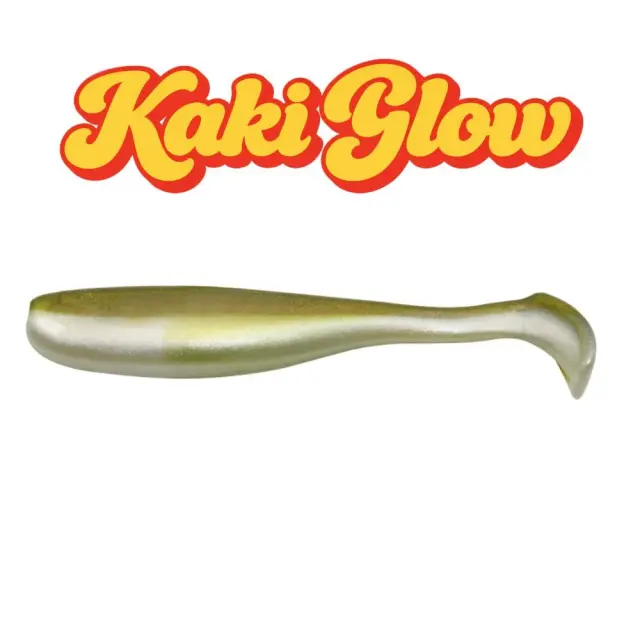 Shad Bait 75mm 8 ΤΜΧ – Floating Σιλικόνη - Kaki Glow