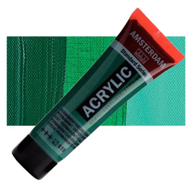 Ακρυλικό Talens Amsterdam 619 Permanent Green Deep - 20ml