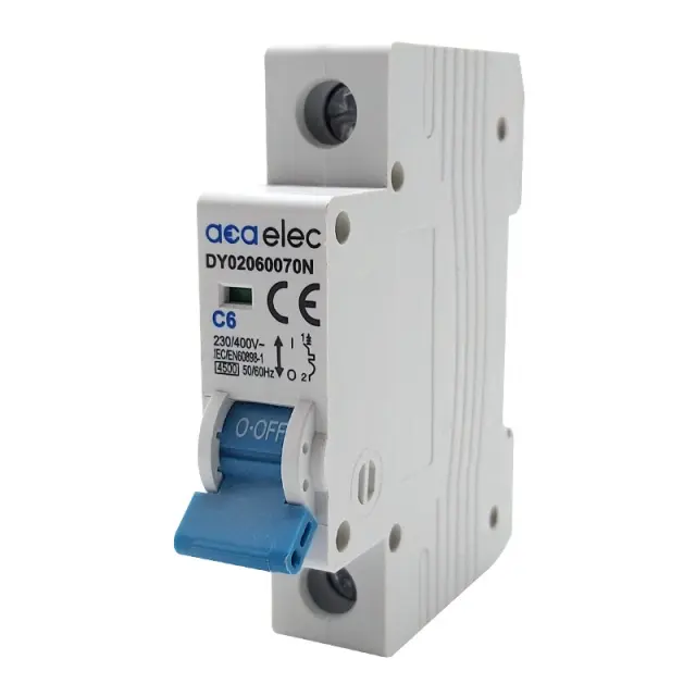 MCB 1P C6 4,5KA 1M / DY02060070N