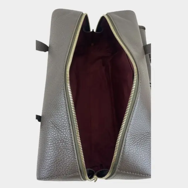 Coccinelle - Γυναικεία τσάντα Ώμου Mavery Pocket Bauletto E1VGK120301-W25 Καφέ/Γκρι 3