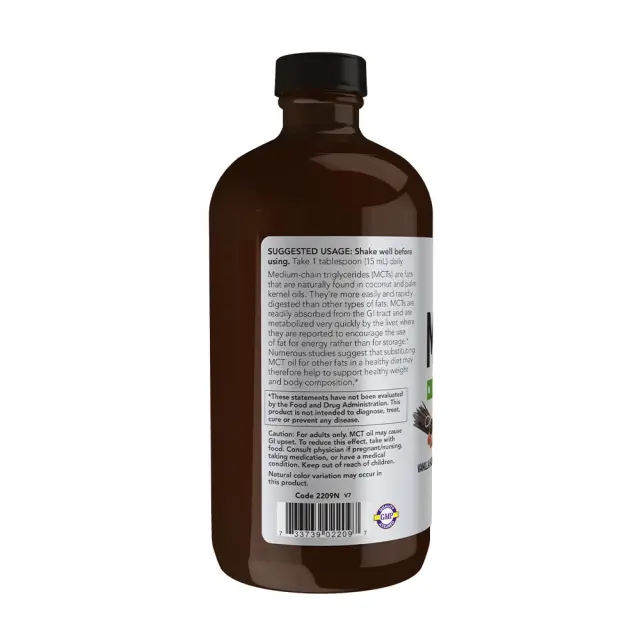 Now Foods MCT Oil Vanilla Hazelnut, 473 ml 3