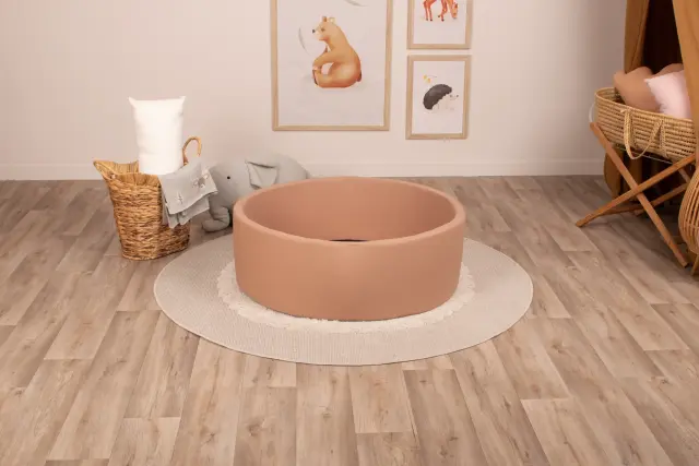 Delsit Μπαλοπισίνα με 200 πολύχρωμες μπάλες Beige 2