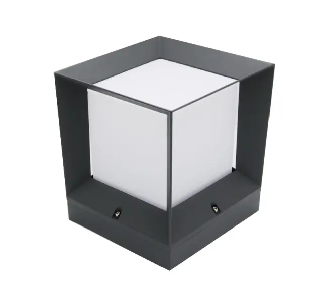 ΦΩΤΙΣΤΙΚΟ ΑΛΟΥΜΙΝΙΟΥ ΤΕΤΡΑΓΩΝΟ D22x22cm h:27cm Ε27 ΓΡΑΦΙΤΗΣ