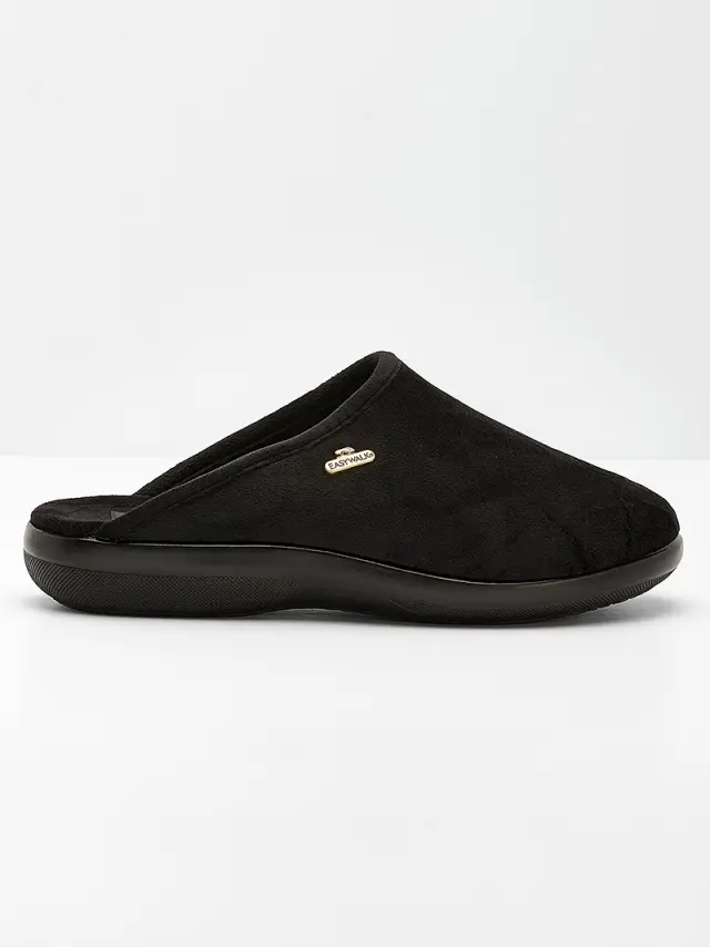 Easy Walk Παντόφλες Γυναικείο ύφασμα Μαύρο IGF/1791T NERO - 37 3