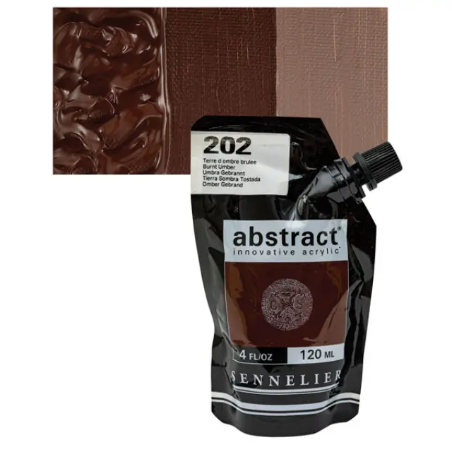 Ακρυλικό Sennelier Abstract 202 Burnt Umber - 120ml