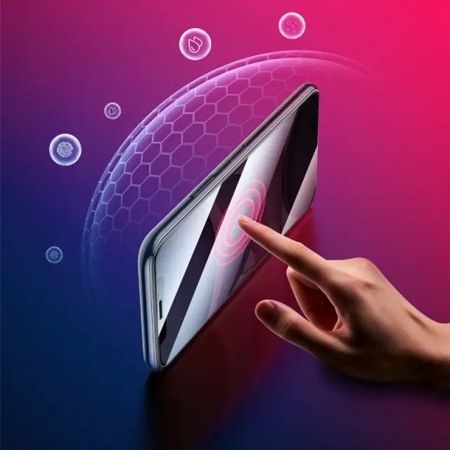 Tempered Glass Hoco Premium Series G15 0.33mm 30 Μοίρες Privacy Angle για Apple iPhone X / XS / 11 Pro Σετ 10 τμχ. 2