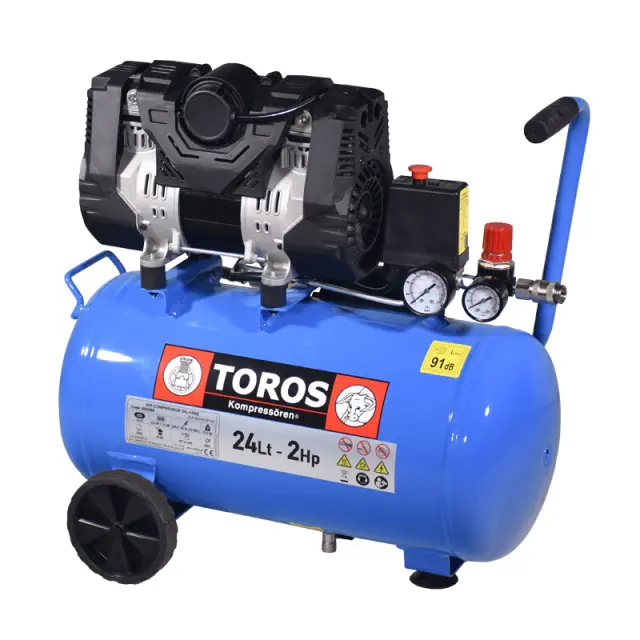 ΑΕΡΟΣΥΜΠΙΕΣΤΗΣ OIL FREE ΧΑΜΗΛΟΥ ΘΟΡΥΒΟΥ (SEMISILENT) 24L/2,0HP - 10 BAR 602089