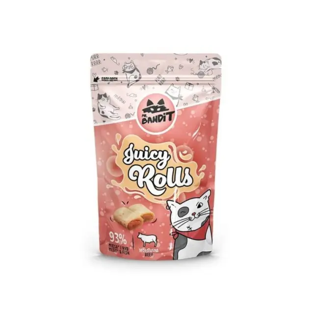 Mr. Bandit Juicy Rolls Μοσχάρι - 40gr