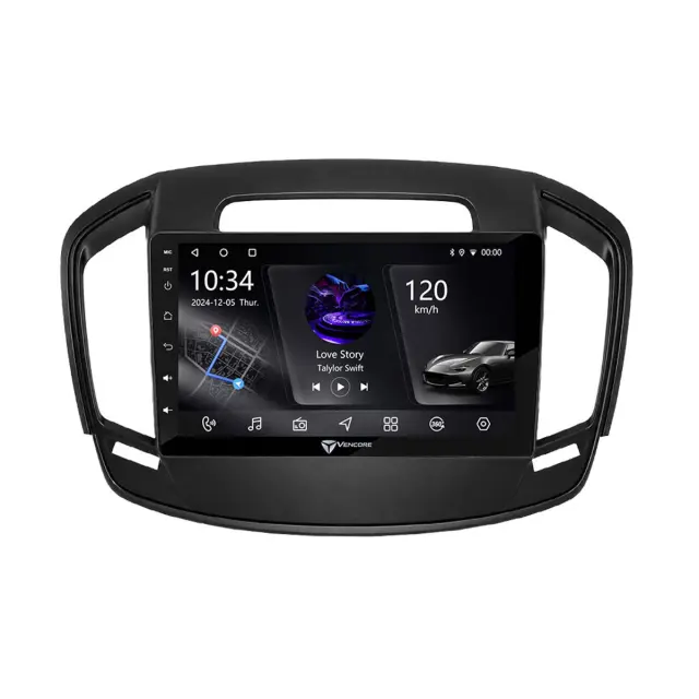VenCore Οθόνη Multimedia Android 15 9" PX5S Octa-Core 2GB/32GB IPS με Πρόσοψη, CarPlay, Android Auto και Υποστήριξη Κάμερας 360° για Opel Insignia 2014-2017 – Μαύρη (3236-10005-0064B) 2