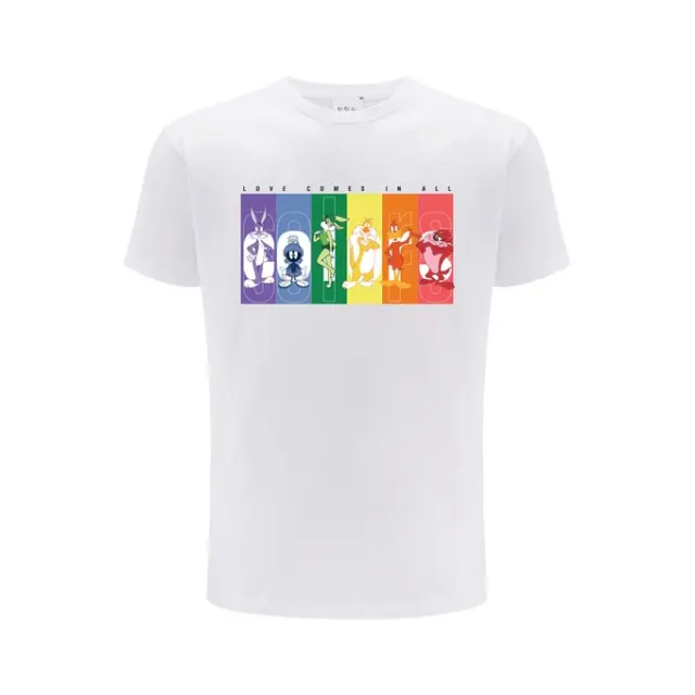 Babaco® Looney Tunes "Love Comes in All'' T-Shirt-White(M)