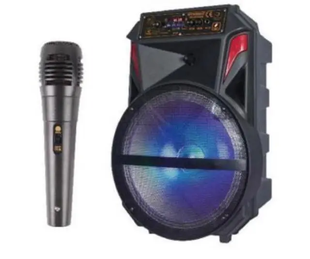 Ηχείο με λειτουργία Karaoke Arrango AC79338 Μαύρο