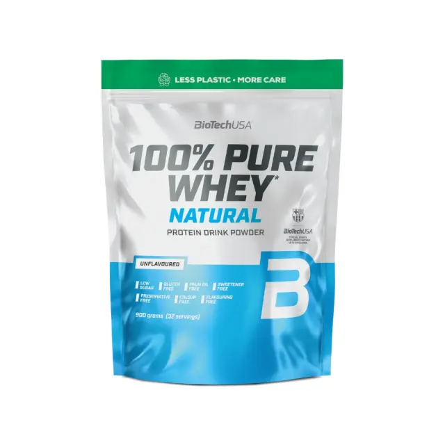BioTechUSA 100% Pure Whey – 900g Unflavoured