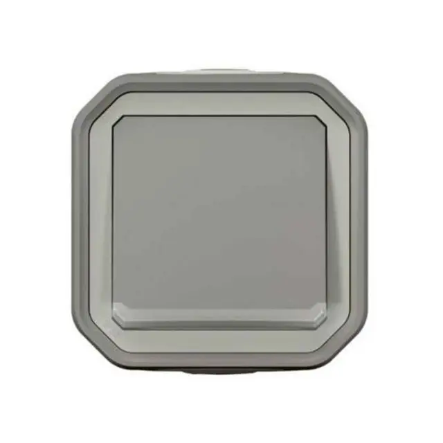 PLEXO PUSH BUTTON NO CONTACT LOCATOR - GREY - SURFACE