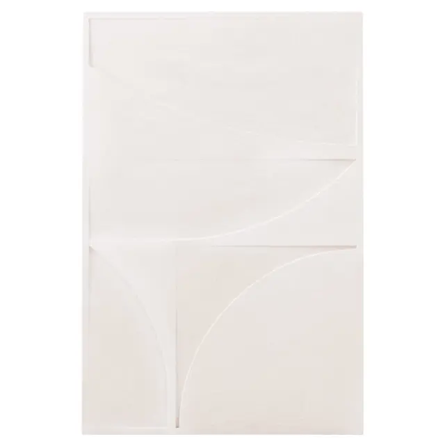 ΠΙΝΑΚΑΣ ΣΕΙΡΑ SANTORINI HM4505 MDF ΣΕ ΥΠΟΛΕΥΚΟ ΧΡΩΜΑ 80x4(πάχος)x120Υεκ. - Single Size