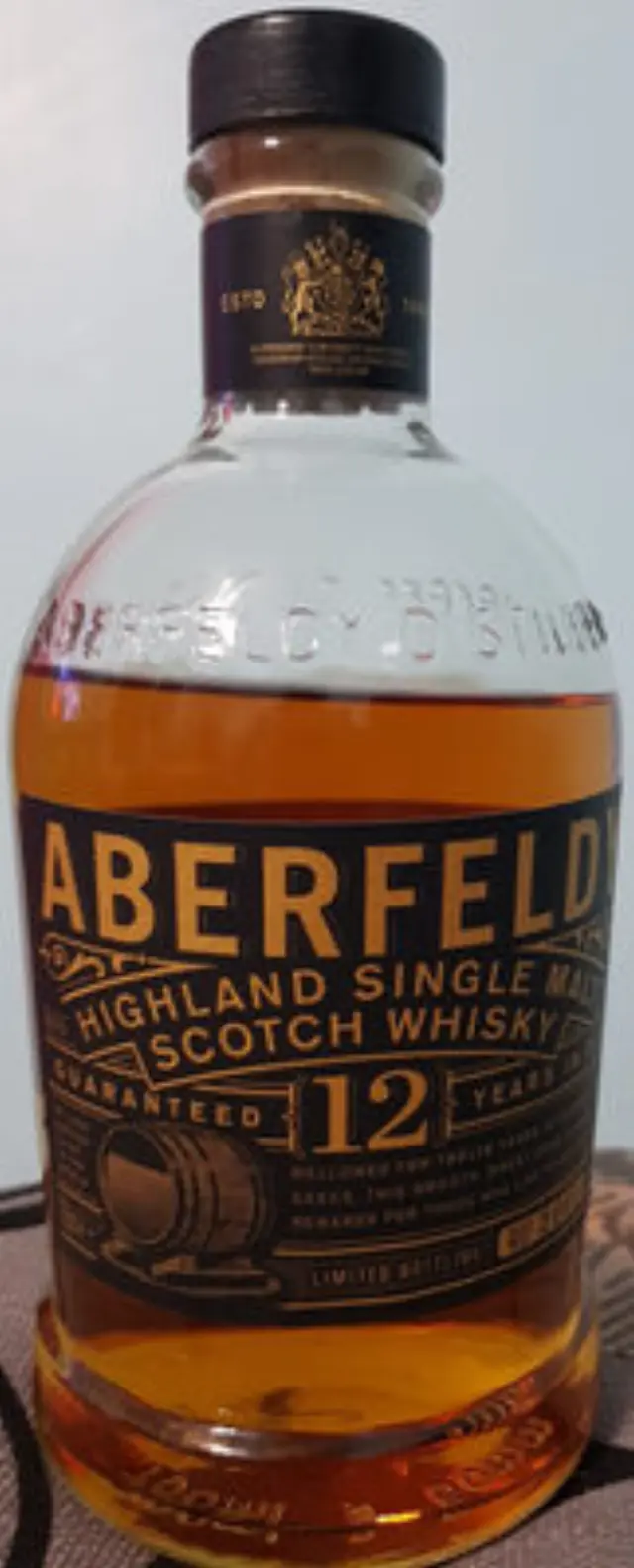 ABERFELDY 12 YEARS AGED SINGLE MALT WHISKY 700ml