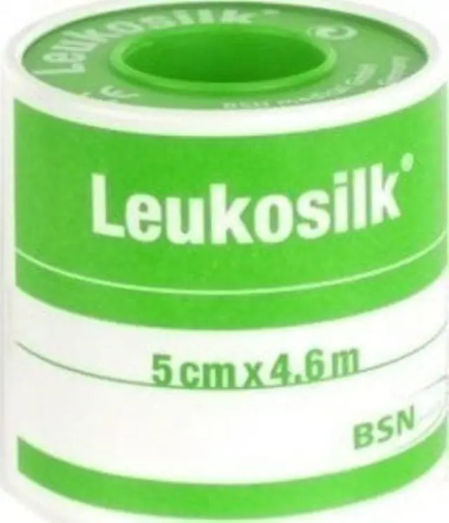 LEUKOPLAST Leukosilk Αυτοκόλλητη Eπιδεσμική Tαινία 5cmx4,6m, 1τεμ