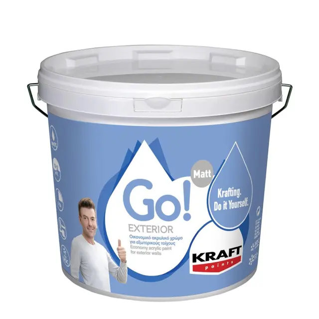 Kraft Go! Exterior White 9Lt
