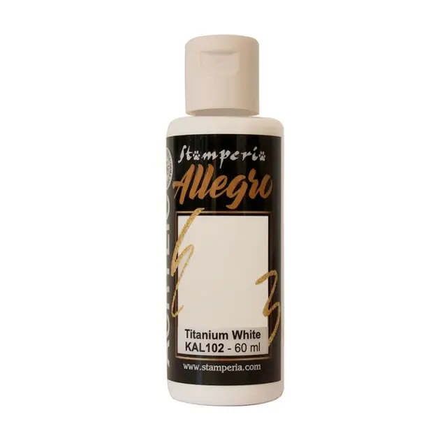 Χρώμα ακρυλικό Allegro 59ml, titanium white