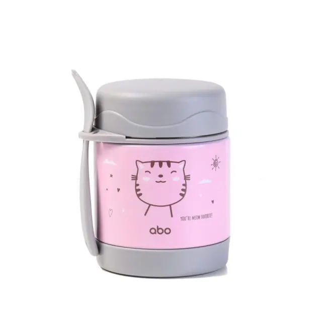 ΑΒΟ Θερμος Φαγητου 300Ml Με Κουταλοπιρουνο You'Re Meow Favorite