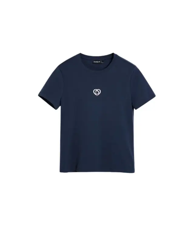 Desigual - Γυναικείο T-shirt Berlin 26SWTK04-5000 Μπλε - XS