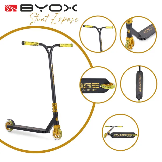 BYOX - Stunt scooter Expose gold - 3800146227166