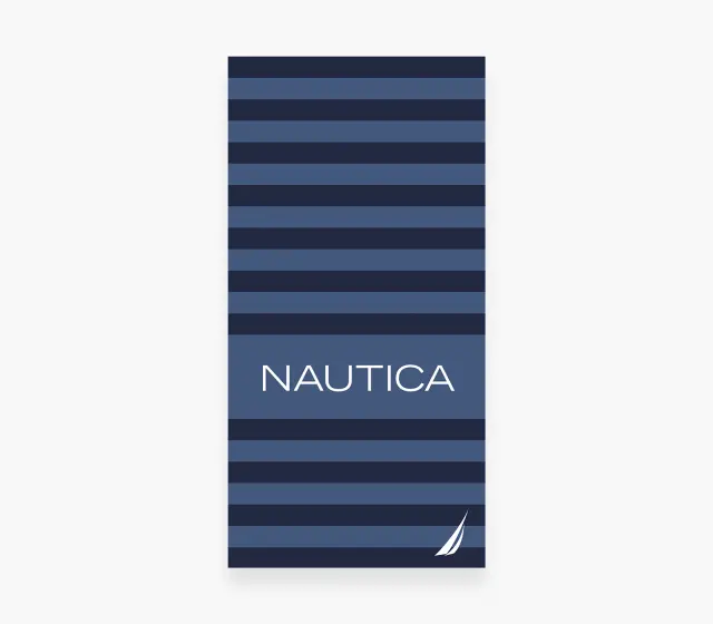 Nef-Nef Homeware Πετσέτα Θαλάσσης Nautica Trust 80x160 Μπλε