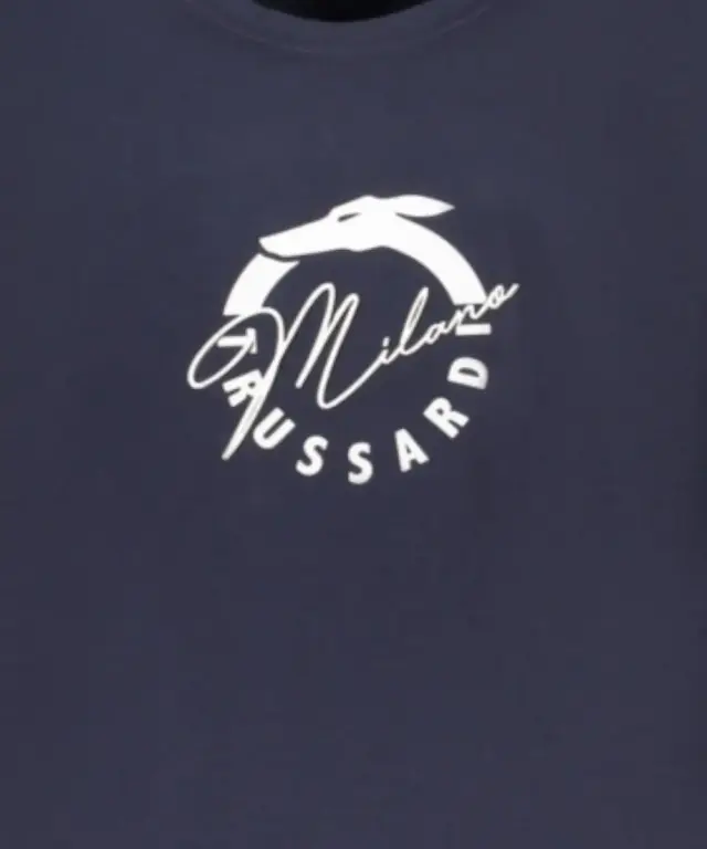 Trussardi Jeans - Ανδρικό Beachwear T-Shirt TRU25MTS01-09NAVY Μπλε Ναυτικό - XL 3