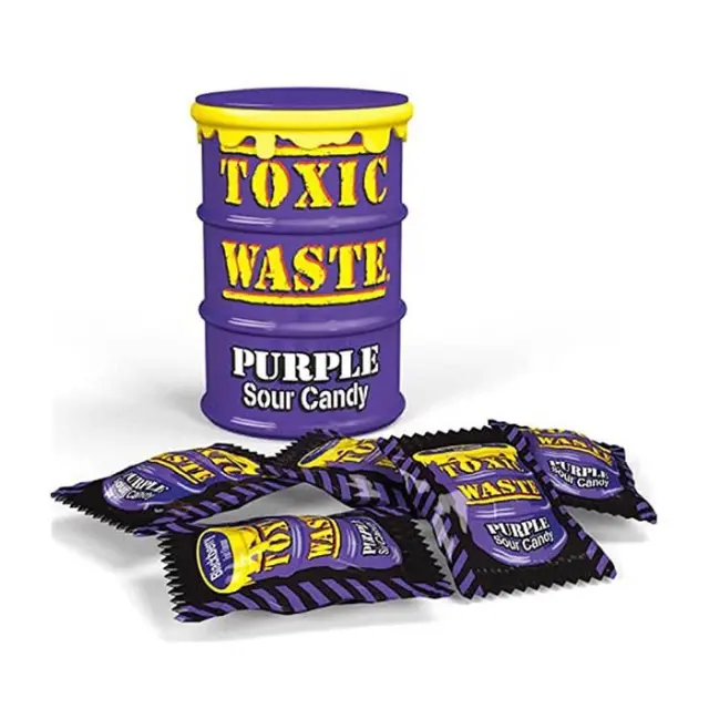Toxic Waste Purple Sour Candy Drum 42gr