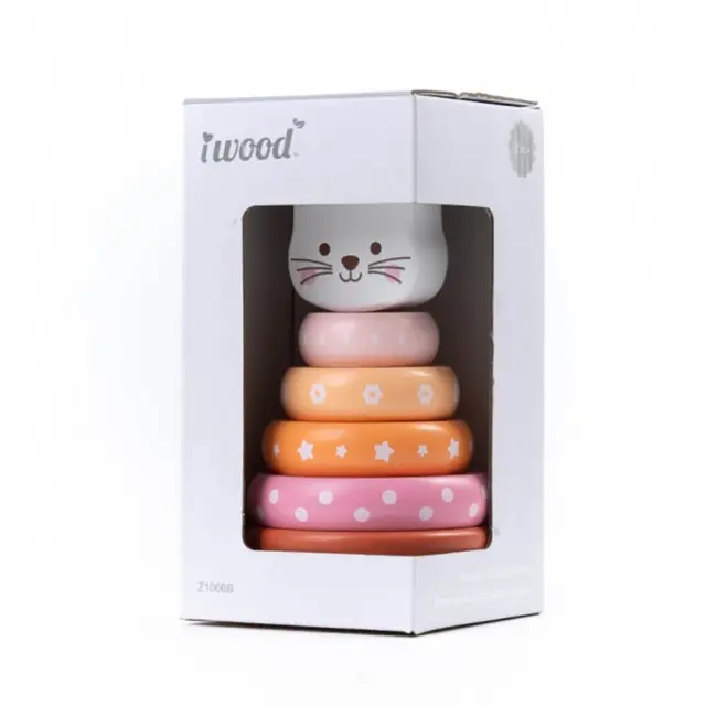 iWood® Wooden Stacker-Kitten 12m+
