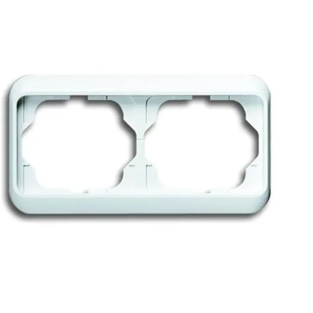 1722-24G Cover Frame 2gang(s) studio white - alpha nea