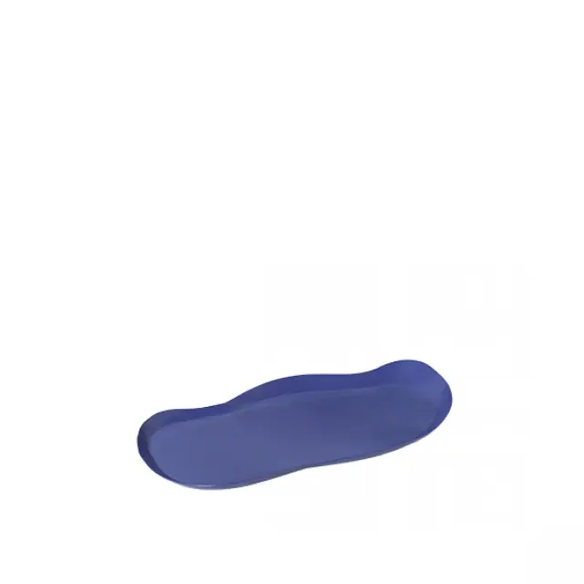 BROSTE COPENHAGEN - ΜΕΤΑΛΛΙΚΟΣ ΔΙΣΚΟΣ ΜΠΛΕ 15cm X 26cm X 2cm - One size