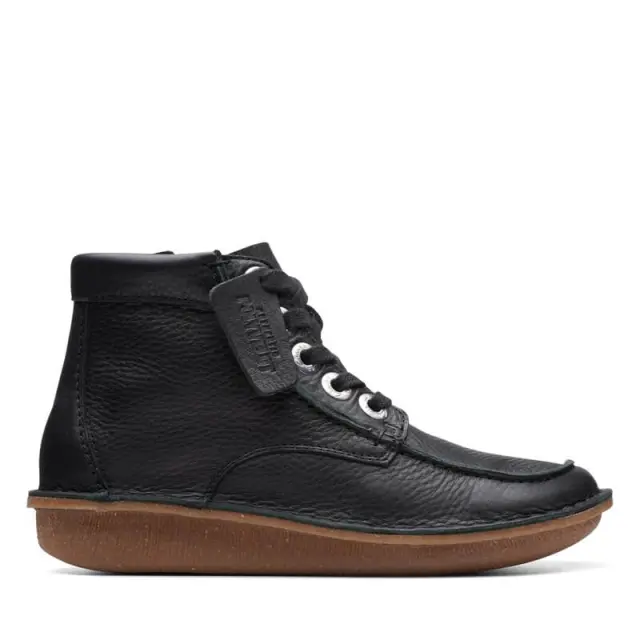 Clarks Funny Cedar Black Black Leather - 41 2