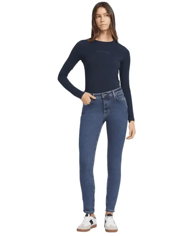 Guess - Γυναικείο τζιν G05 skinny με ψηλή μέση W4YA92D5CB2-M3DW Μπλε - W25 L30 3