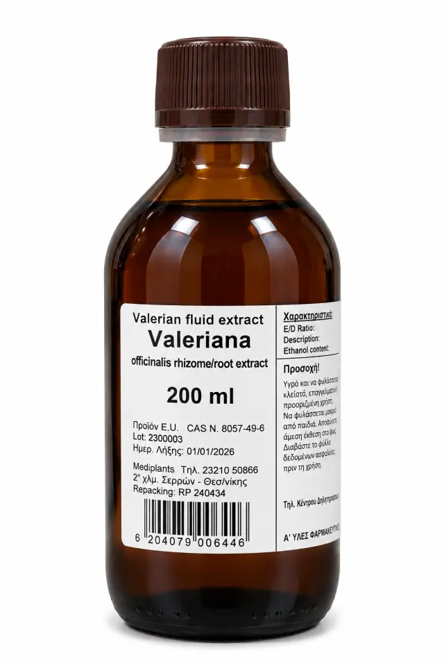 MEDIPLANTS Valeriana fluid extract 200ml