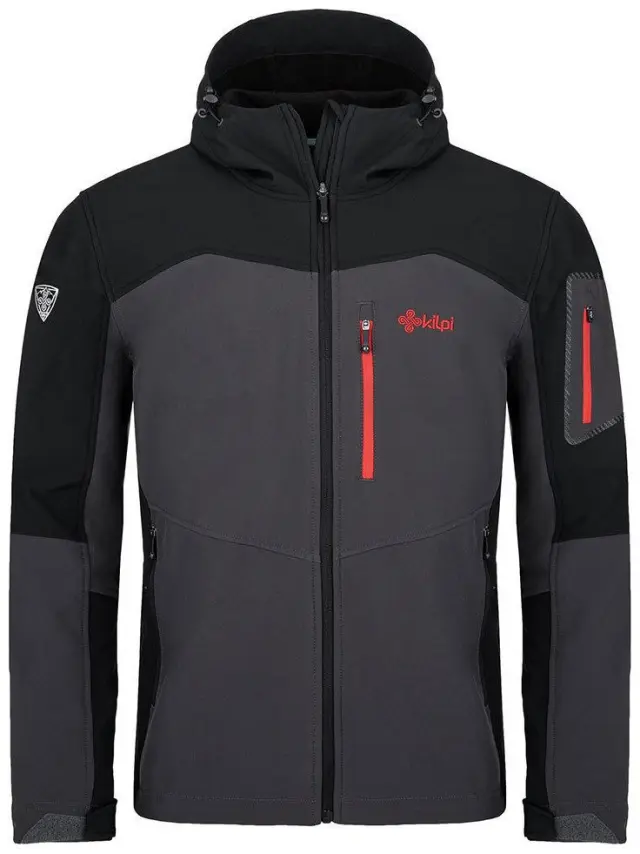 Presena-M Dark Grey Ανδρικό Μπουφάν Softshell Kilpi - SM0125KI-DGY - L