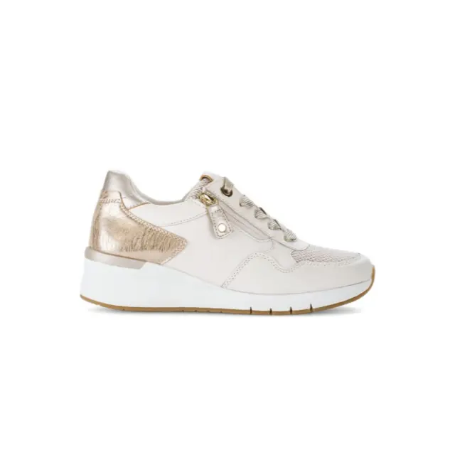 Gabor Sneakers Γυναικείο Δέρμα\Ύφασμα Μπεζ GAB/86506 52-OAK