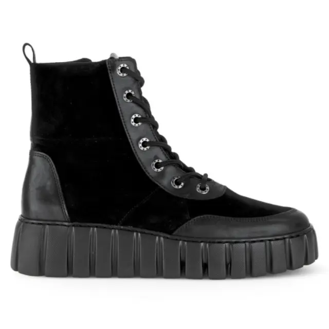 Gabor Μποτάκια Γυναικείο Δέρμα Nubuck/Δέρμα Suede Μαύρο GAB/56485 37-SCHWARZ