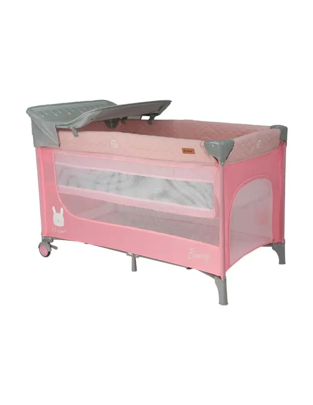 Παρκοκρέβατο Bebe Stars Comfort 2 Επιπέδων Bunny 885-185