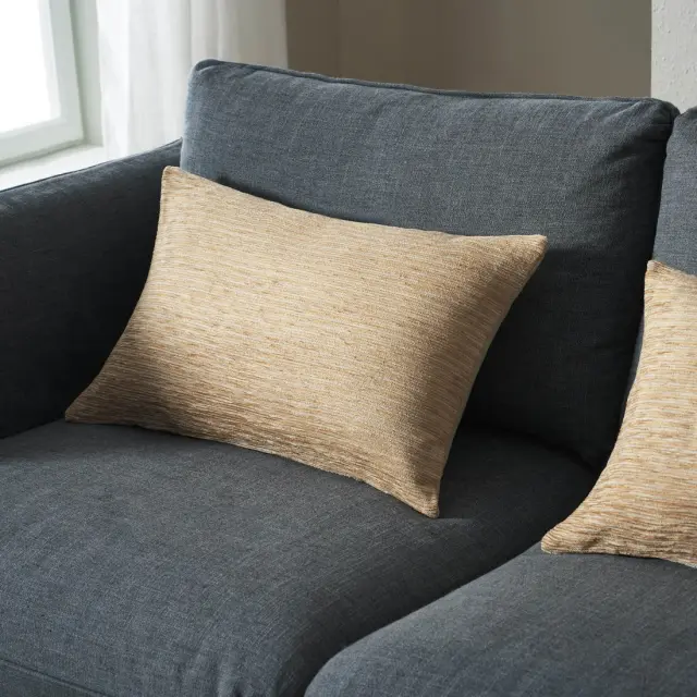 Μαξιλαροθήκη Διακόσμησης Gofis Home Meadow Leaf Gold 20-05-160-2/04 40x60