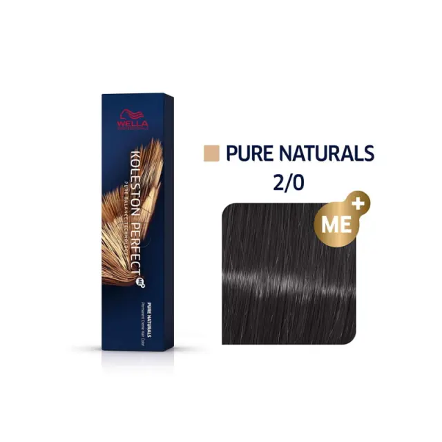 Wella Koleston Perfect Me+ Pure Naturals 2/0 60ml - (μαύρο φυσικό)