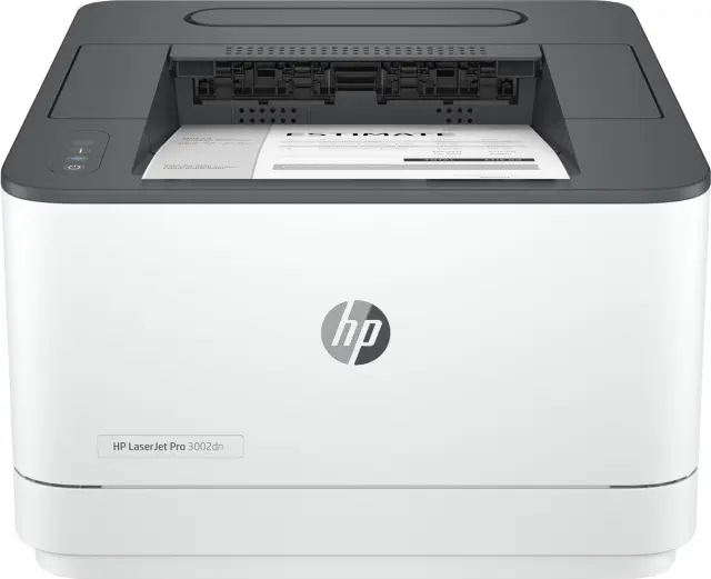 HP LaserJet Pro 3002dn Printer, Black and white, Printer for Small medium business, Print, Dualband Wi-Fi; Strong Security; Energy Efficient; Fast first page out speeds; Two-sided printing; Roam