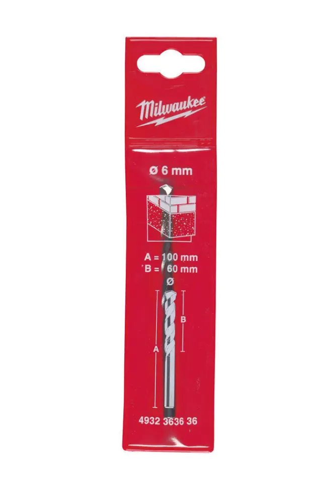 Milwaukee Τρυπάνι Μπετού (6x100mm) 4932363636 1τμχ 2