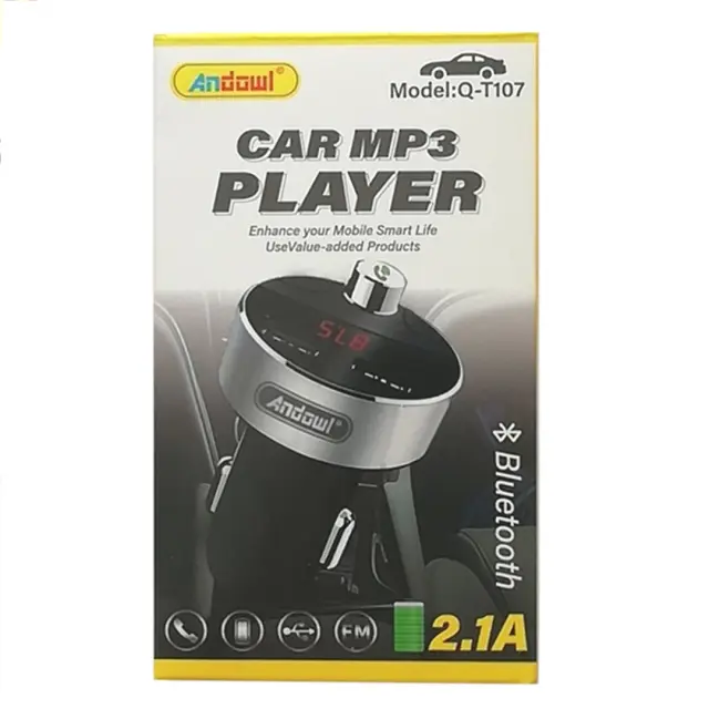 Andowl FM Transmitter Αυτοκινήτου Q-T107 με Bluetooth / USB