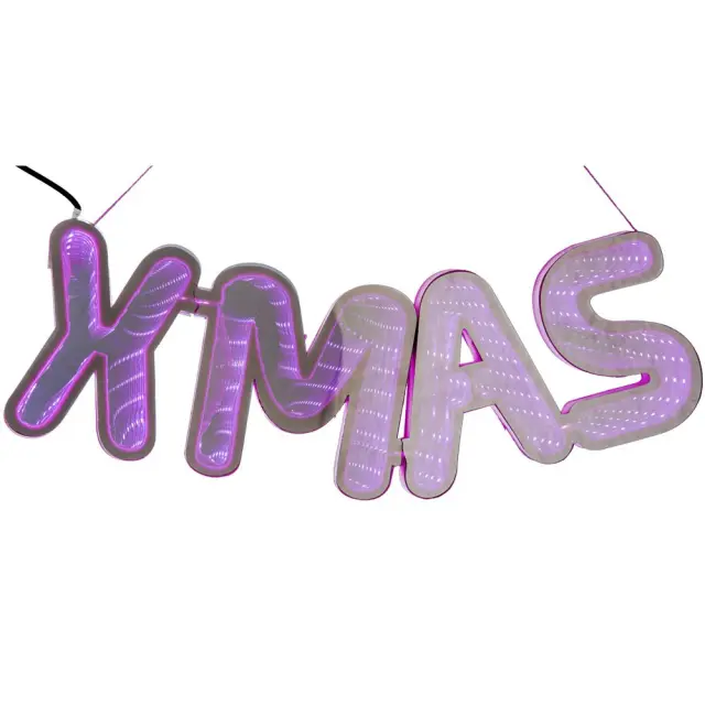 Xmas 3D LED Ροζ 30cm