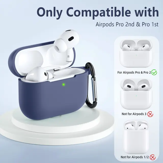 Θήκη Airpod Techsuit Silicone for Apple AirPods 3 Smooth Ultrathin Material Dark Green 2